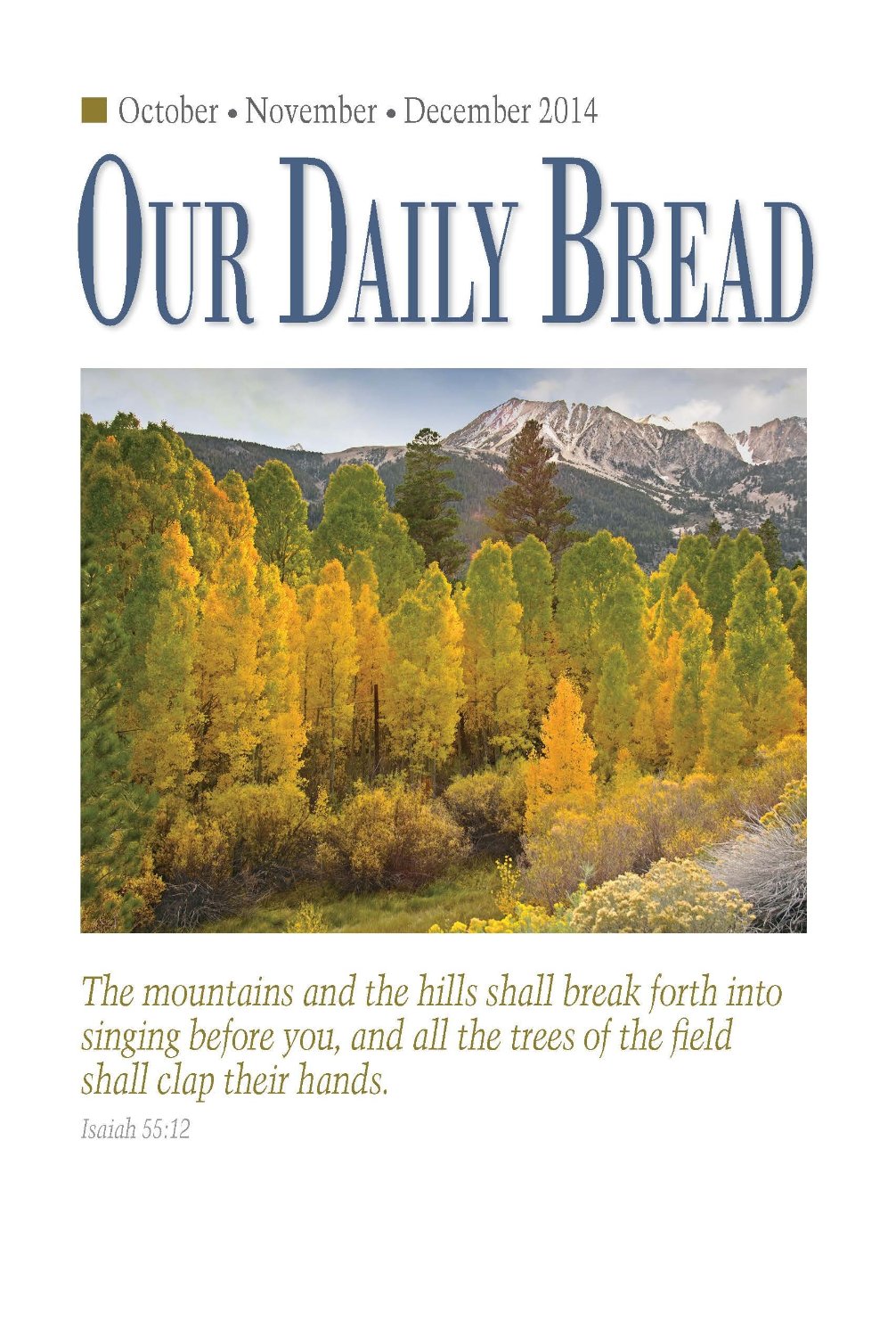 Booklet Our Daily Bread 